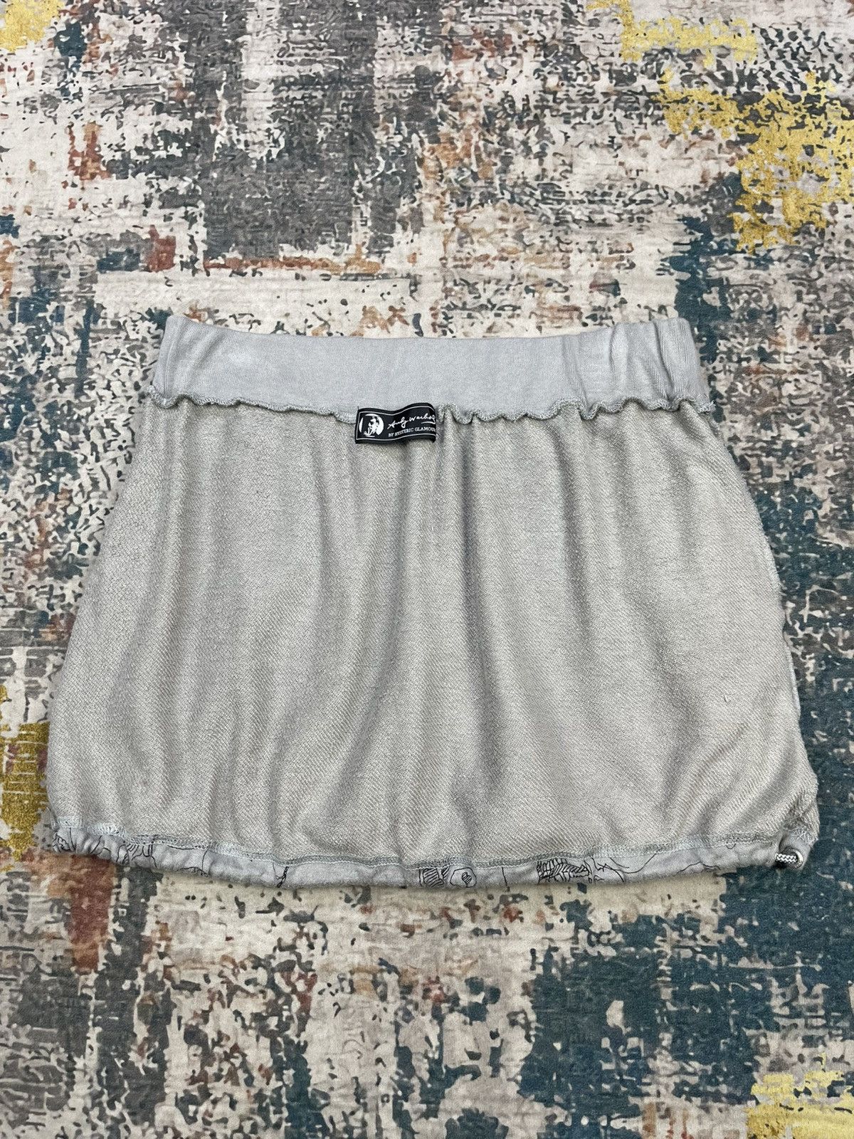 Andy Warhol × Hysteric Glamour Andy Warhol X Hysteric Glamour Gothic Skull Mini Skirt Size 29" - 8 Thumbnail