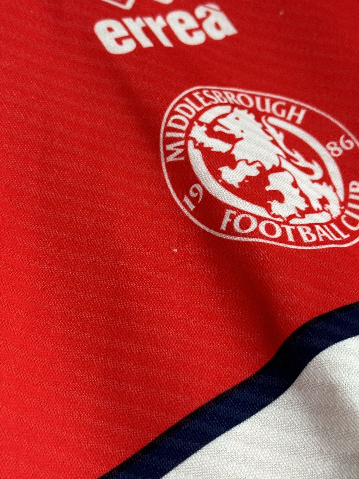 Errea Middlesbrough 97/98 Home Football Jersey Size US XXL / EU 58 / 5 - 5 Thumbnail