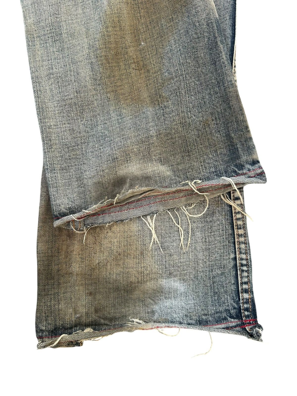 Kapital Flare Semantic design Rusty Faded Distressed Denim Jeans Size US 30 / EU 46 - 14 Thumbnail