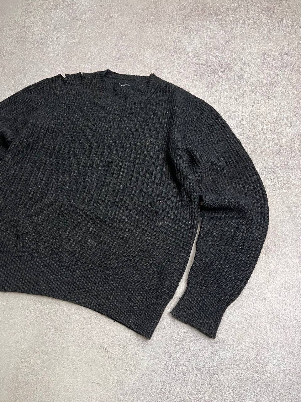 Allsaints VINTAGE ALLSAINTS DISTRESSED KNIT SWEATER Y2K S Size US S / EU 44-46 / 1 - 2 Thumbnail