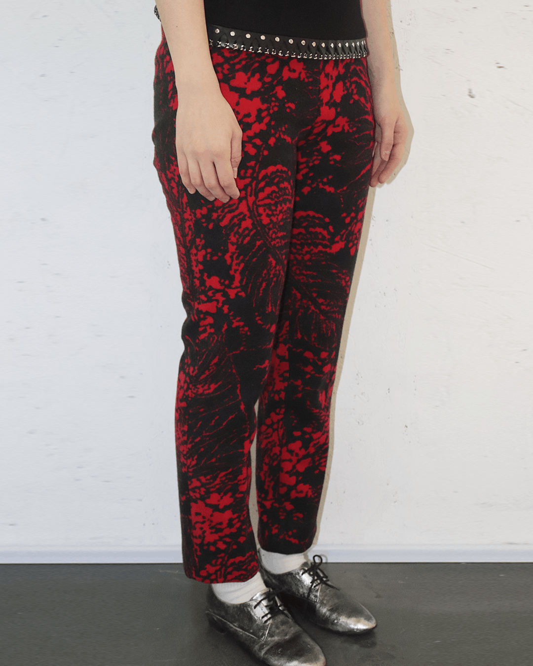 Christophe Lemaire Christophe Lemaire 90s Nature Pattern Wool Trousers Size 29" - 3 Thumbnail