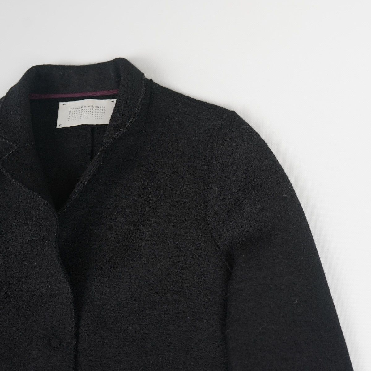Harris Wharf London Harris Wharf London Wool Coat Jacket Black Size M / US 6-8 / IT 42-44 - 9 Thumbnail