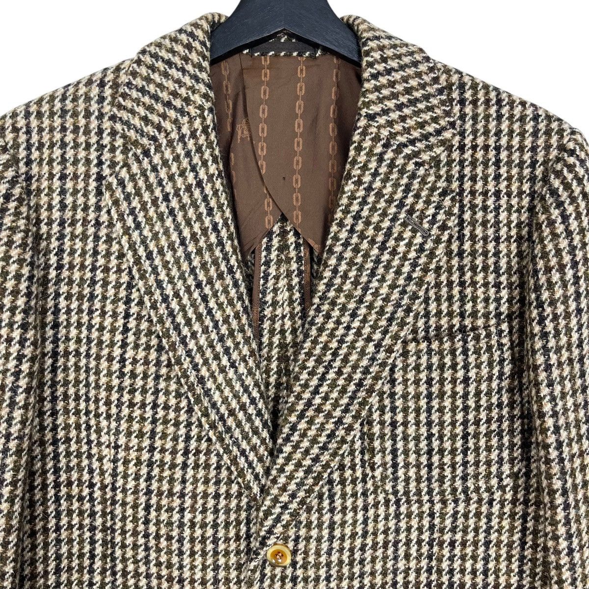 Harris Tweed × Vintage Vintage Harris Tweed Hand Woven Wool Blazer Jacket Size US M / EU 48-50 / 2 - 2 Thumbnail