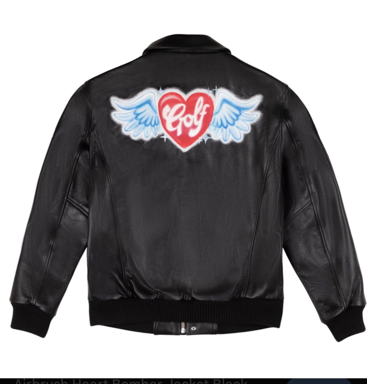 Golf Wang Airbrush Heart Bomber Jacket by Golf Wang Size US XL / EU 56 / 4 - 1 Thumbnail