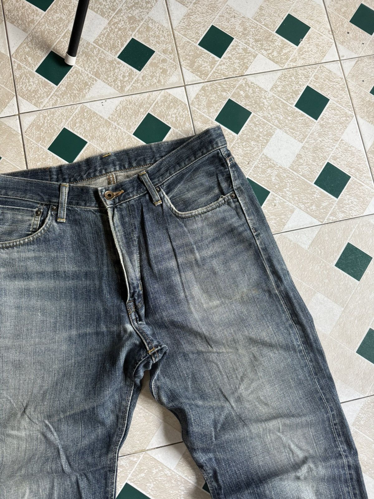 Edwin 90’s EDWIN 505ZX RARE JAPANESE POCKET LOGO RETRO DENIM PANTS Size US 34 / EU 50 - 10 Thumbnail