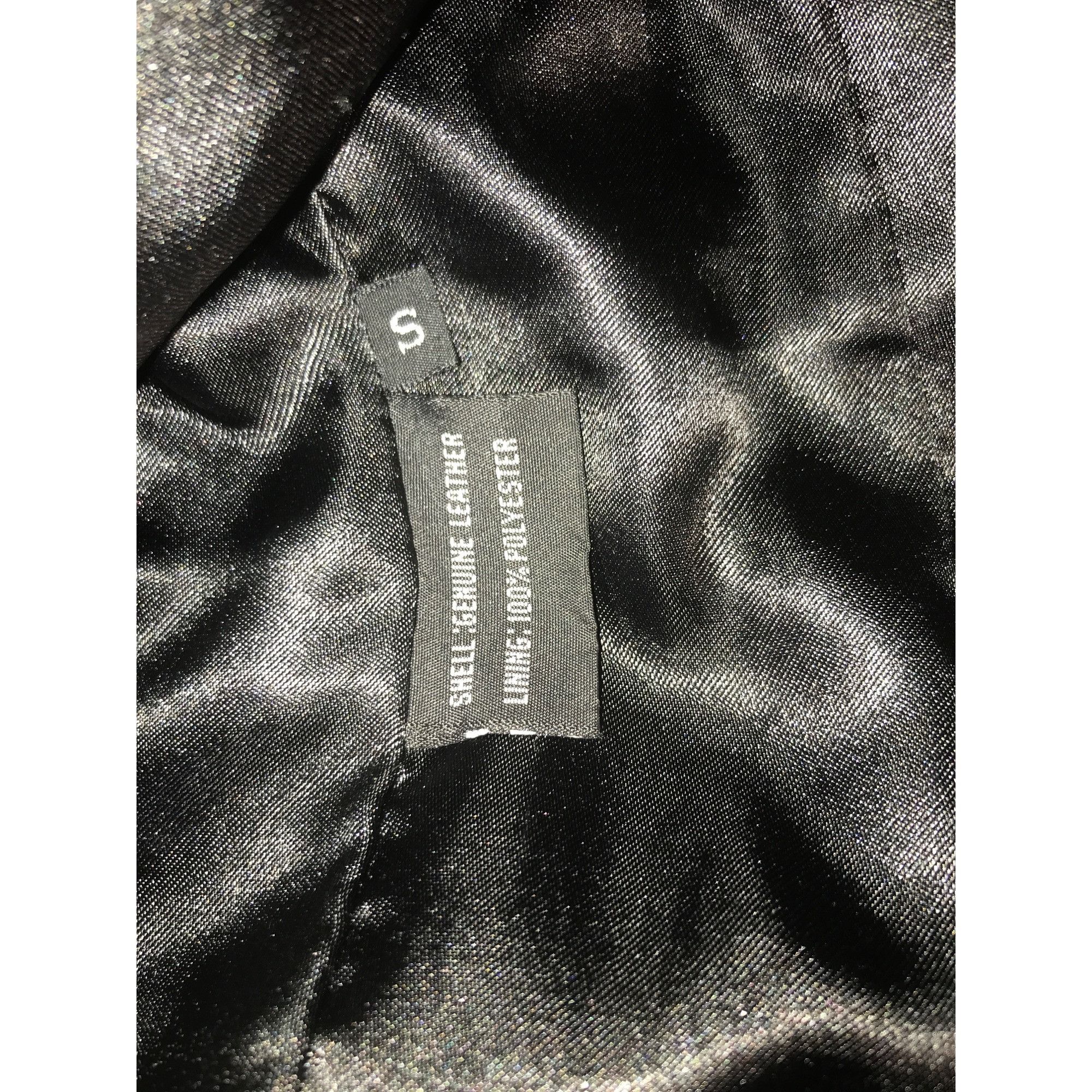 Vintage WINLIT New York Women's Black Full Zip Leather Moto Jacket Size S / US 4 / IT 40 - 9 Thumbnail
