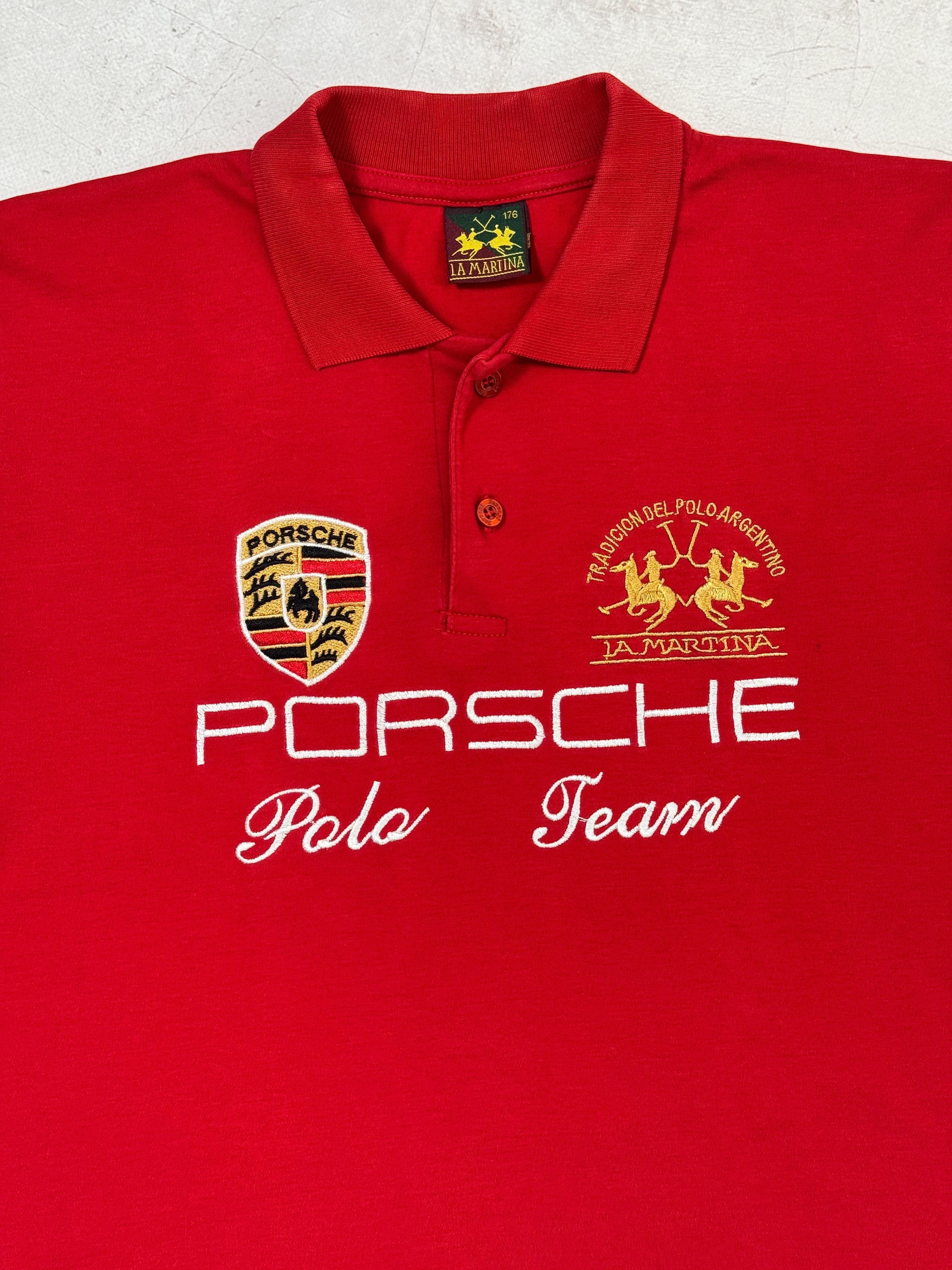 La Martina Vintage La Martina Polo T-Shirt Porsche Team Size US S / EU 44-46 / 1 - 3 Thumbnail