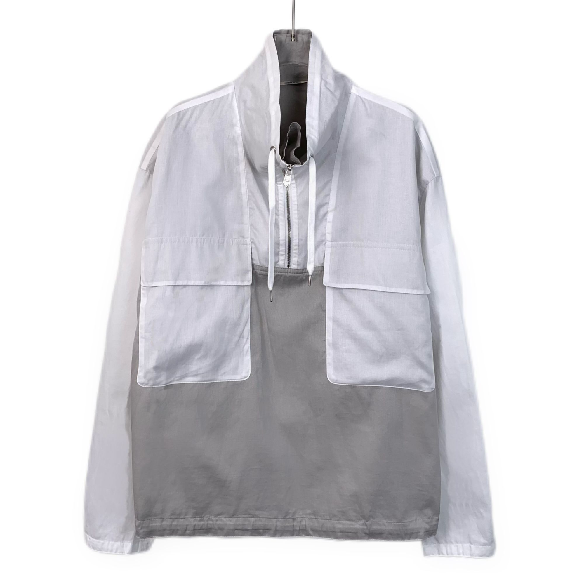 Hermes Mens Cotton Hooded Jacket With Large Pockets Size 50