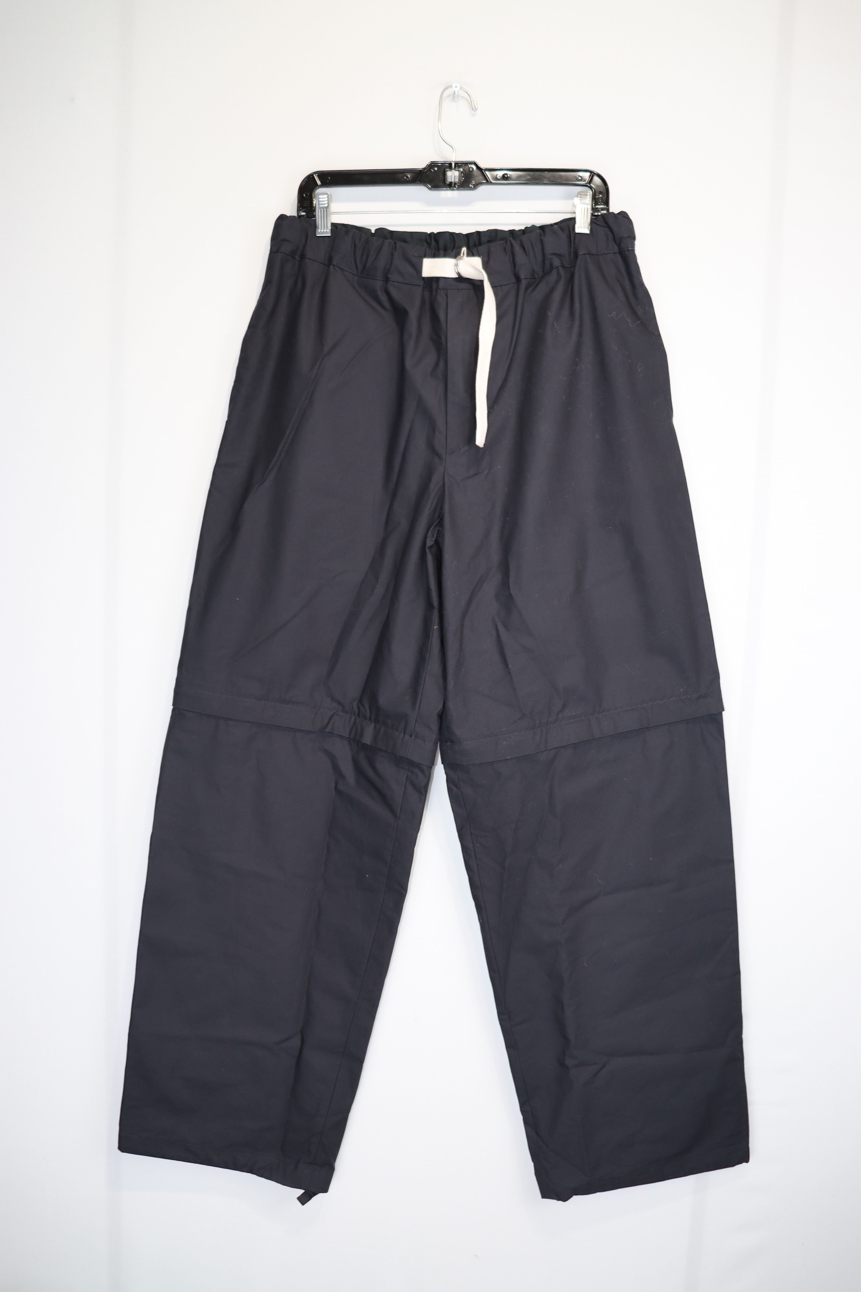 Jil Sander o1rshd1 Water Repellent Organic Washed Trouser in Dark Blue Size US 32 / EU 48 - 1 Thumbnail
