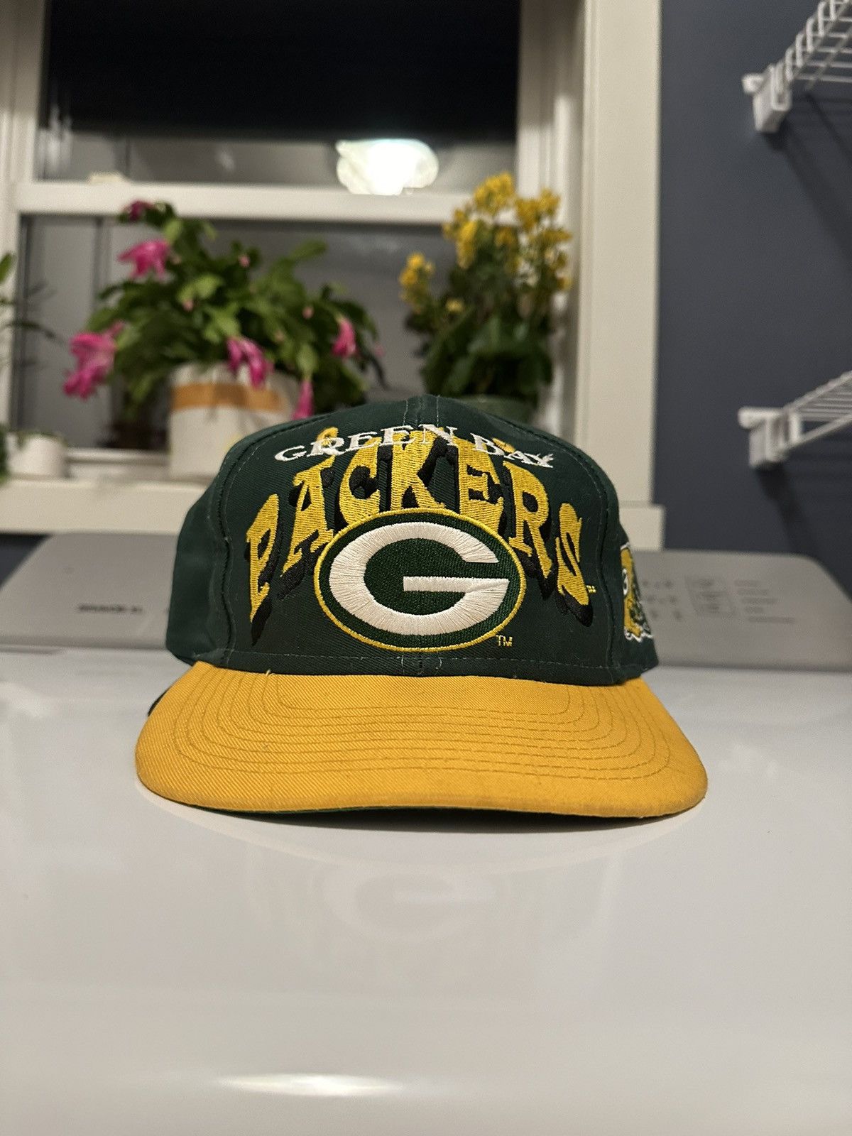 image of Drew Pearson x Logo Athletic Green Bay Packers Vintage 90’S Snapback Hat, Men's