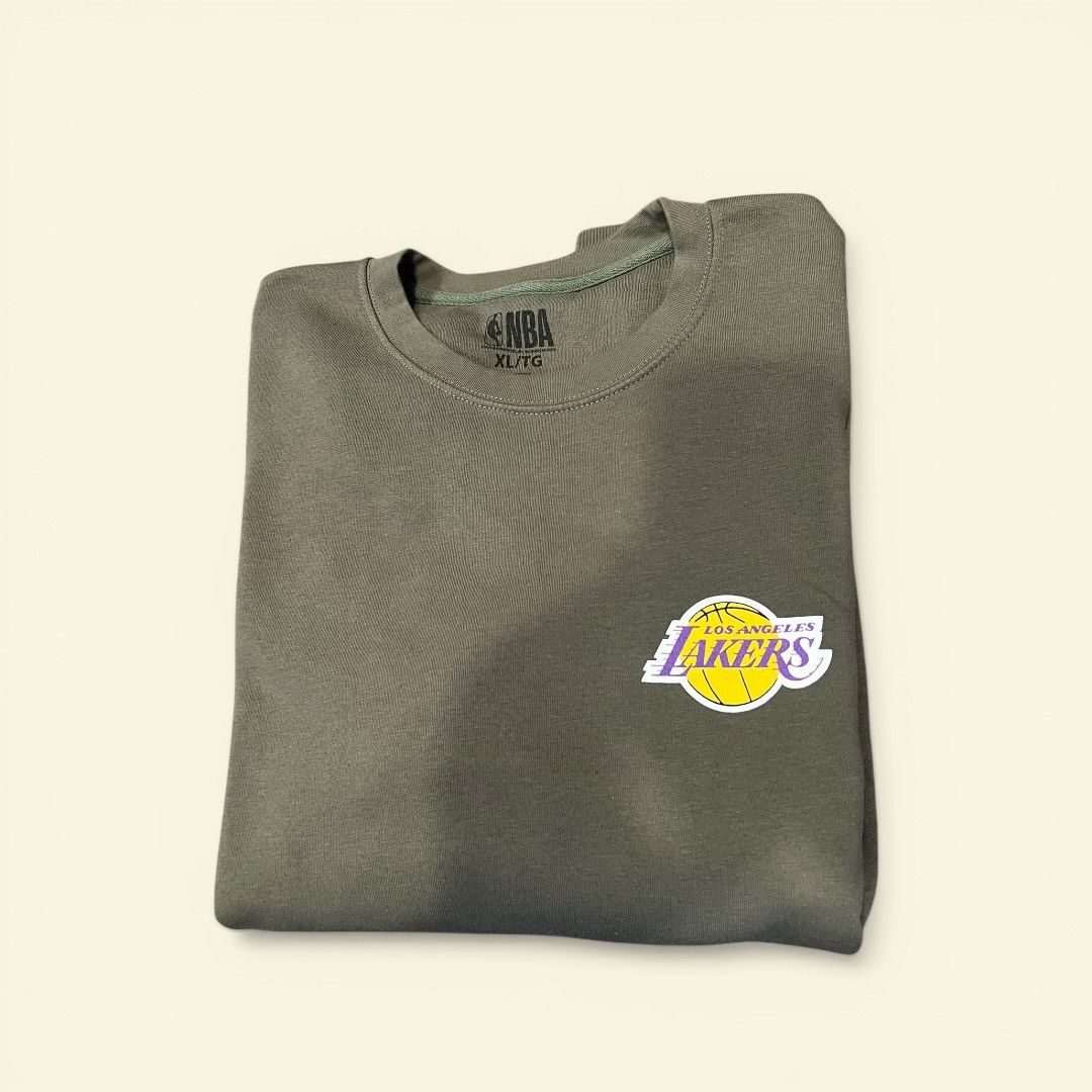 NBA LA Lakers Classic Oversized Brown Crew Neck (Men’s XL Size US XL / EU 56 / 4 - 2 Thumbnail