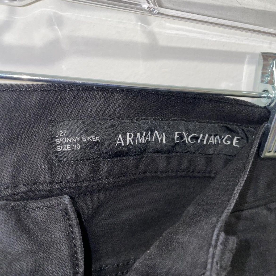 Armani Exchange Armani Exchange J27 Skinny Biker Jeans Size US 30 / EU 46 - 6 Thumbnail