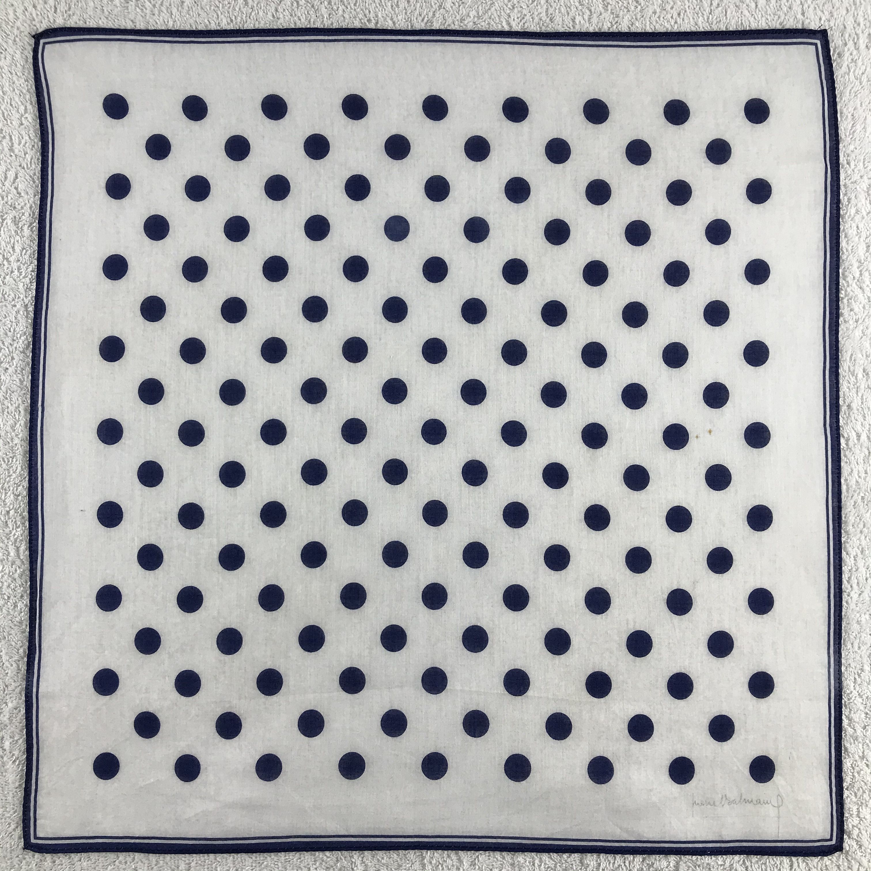 Pierre Balmain × Vintage Pierre Balmain Bandana / Handkerchief / Neckerchief - S274 Size ONE SIZE - 1 Thumbnail