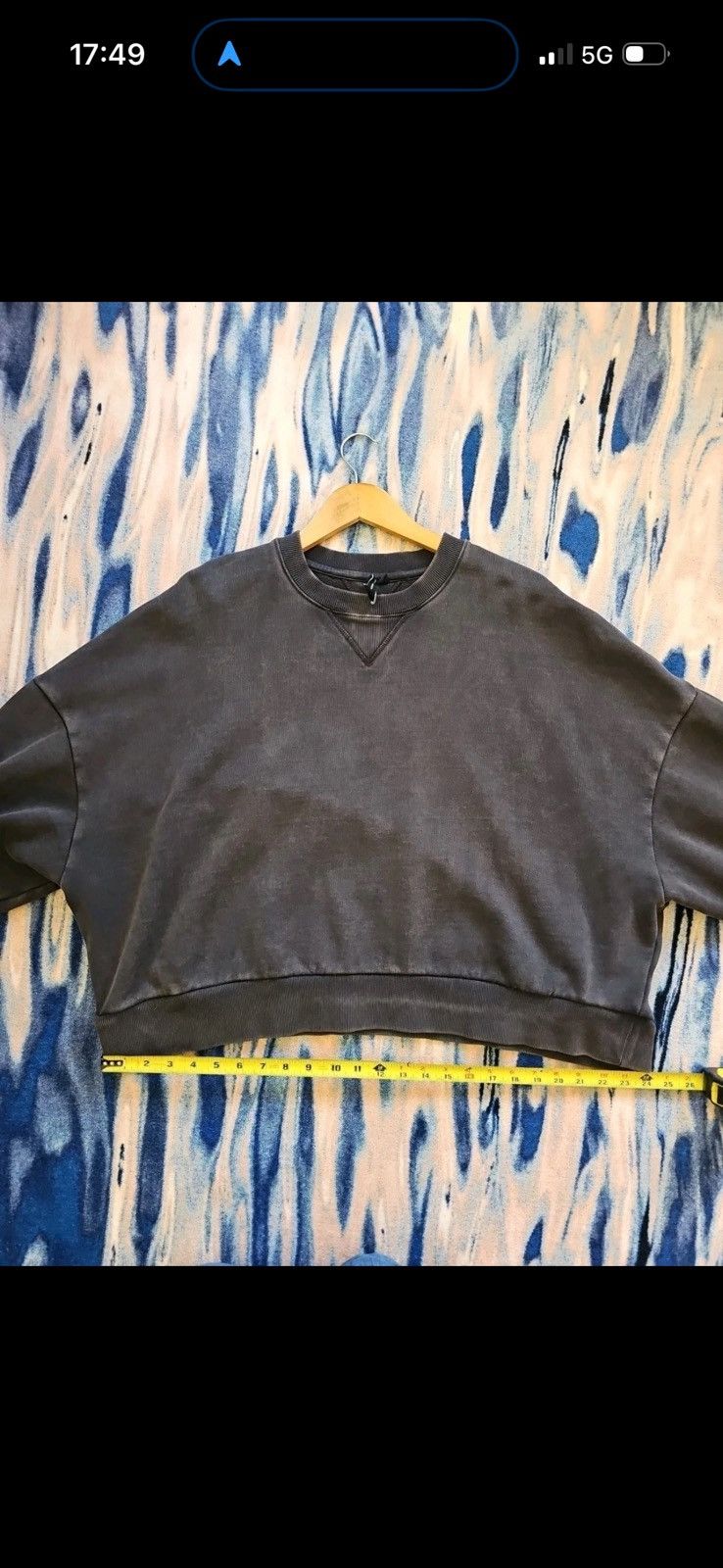 Entire Studios Entire Studios ☆ Sweatshirt, Washed Black / Gray Unisex Size US S / EU 44-46 / 1 - 6 Thumbnail