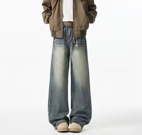 Japanese Brand Men's distressed hippie trendy flared jeans Size US 33 - 8 Thumbnail
