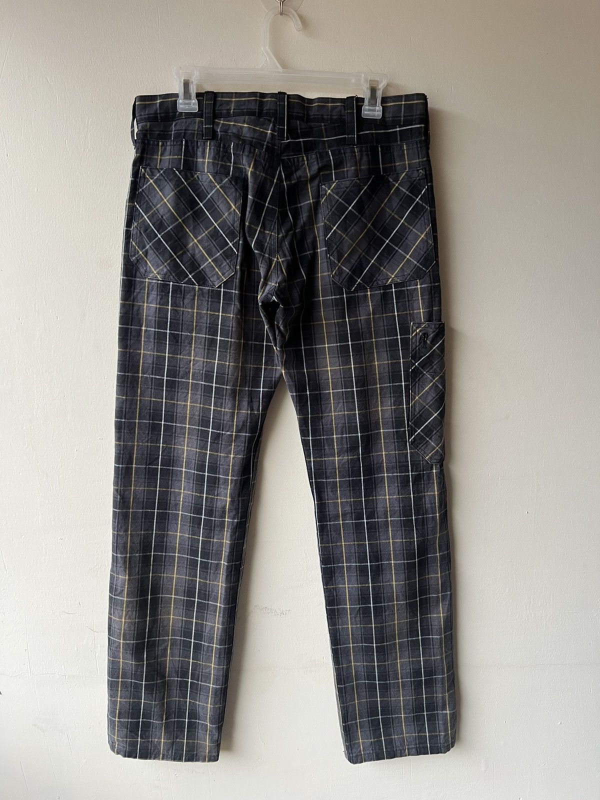 Beauty Beast Vintage Milk Boy Japan Tartan Cargo Trouser Pant Size US 30 / EU 46 - 3 Thumbnail