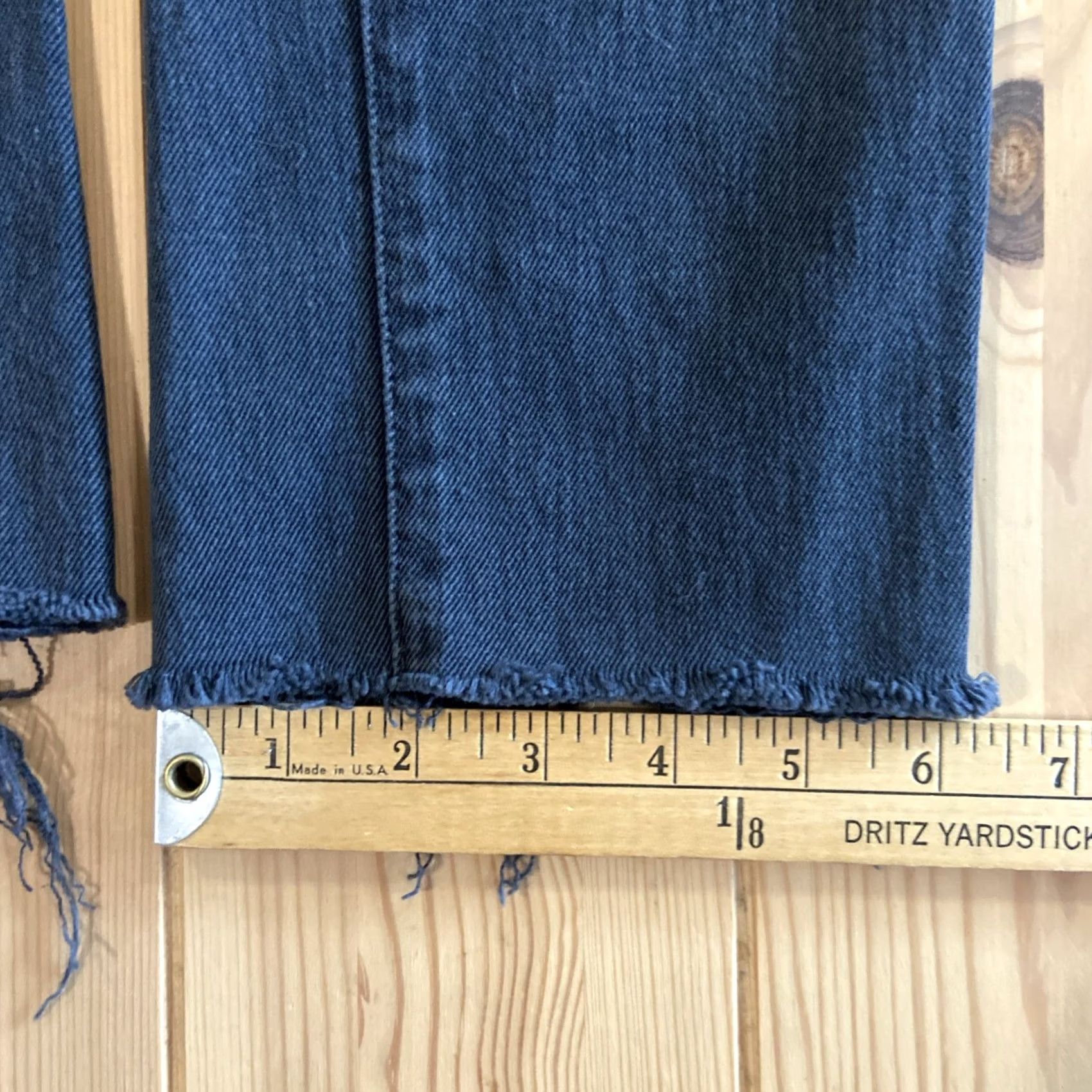 Frank & Eileen Frank & Eileen Cork Everyday Straight Jeans Womens 26 Black Stretch Raw Hem D601 Regular Jeans Women Size 26" / US 2 / IT 38 - 4 Thumbnail