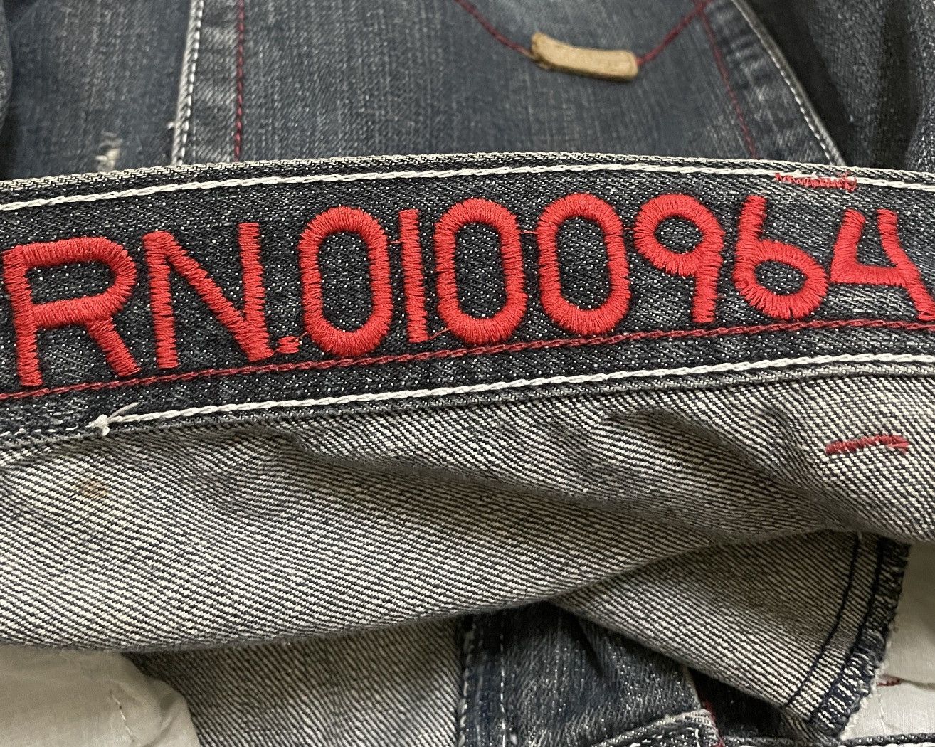Vintage Rare Design Vintage Brand Akademiks Rapper Baggy Jeans 1990s Size US 35 - 11 Thumbnail