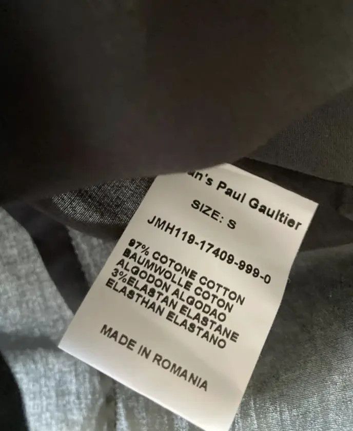 Jean Paul Gaultier Jean Paul Gaultier Shirt Top Button Up Tattoo Mesh EX0230 Size US S / EU 44-46 / 1 - 6 Thumbnail