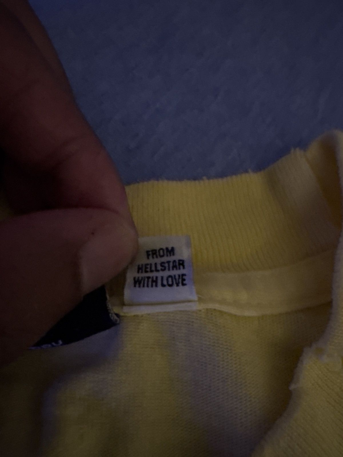 HELLSTAR Hell star unreleased cracked yellow tee Size US XL / EU 56 / 4 - 5 Thumbnail