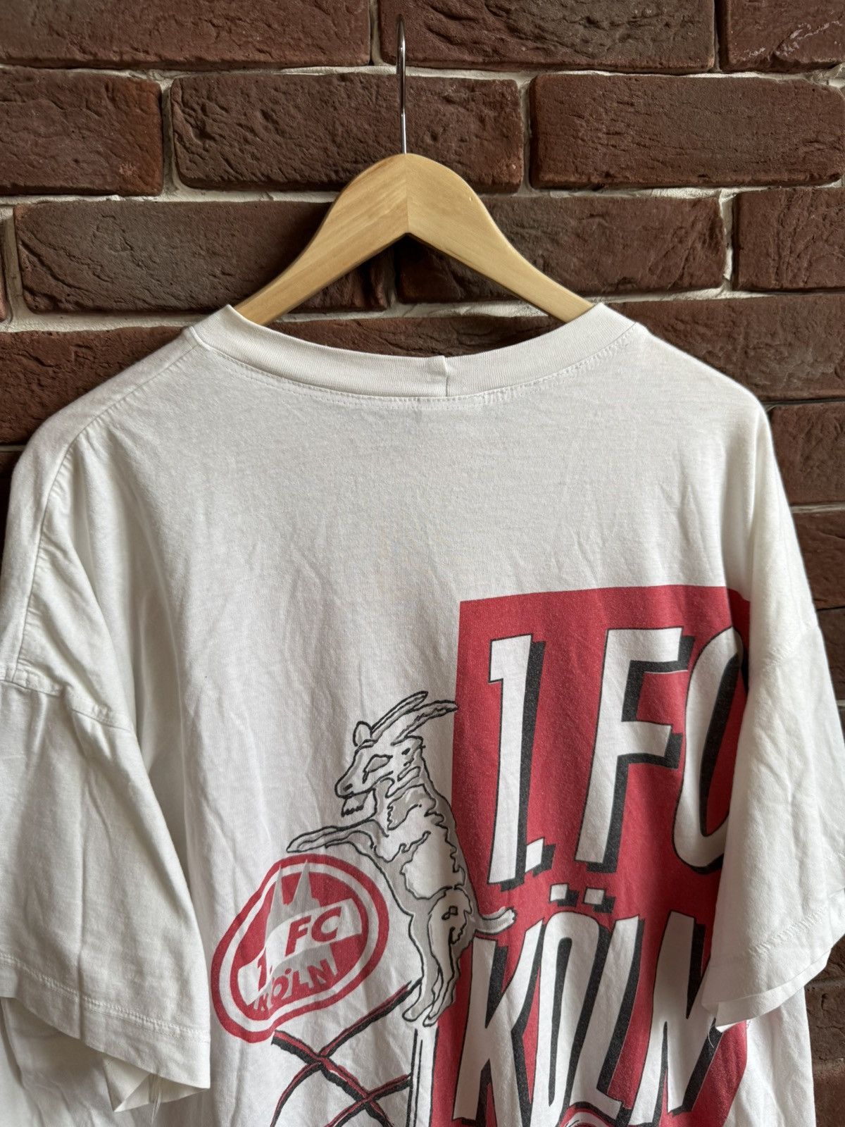 Puma Vintage Puma 1.FC Koln 90s Soccer Tshirt Jersey Blokecore Size US XXL / EU 58 / 5 - 10 Thumbnail