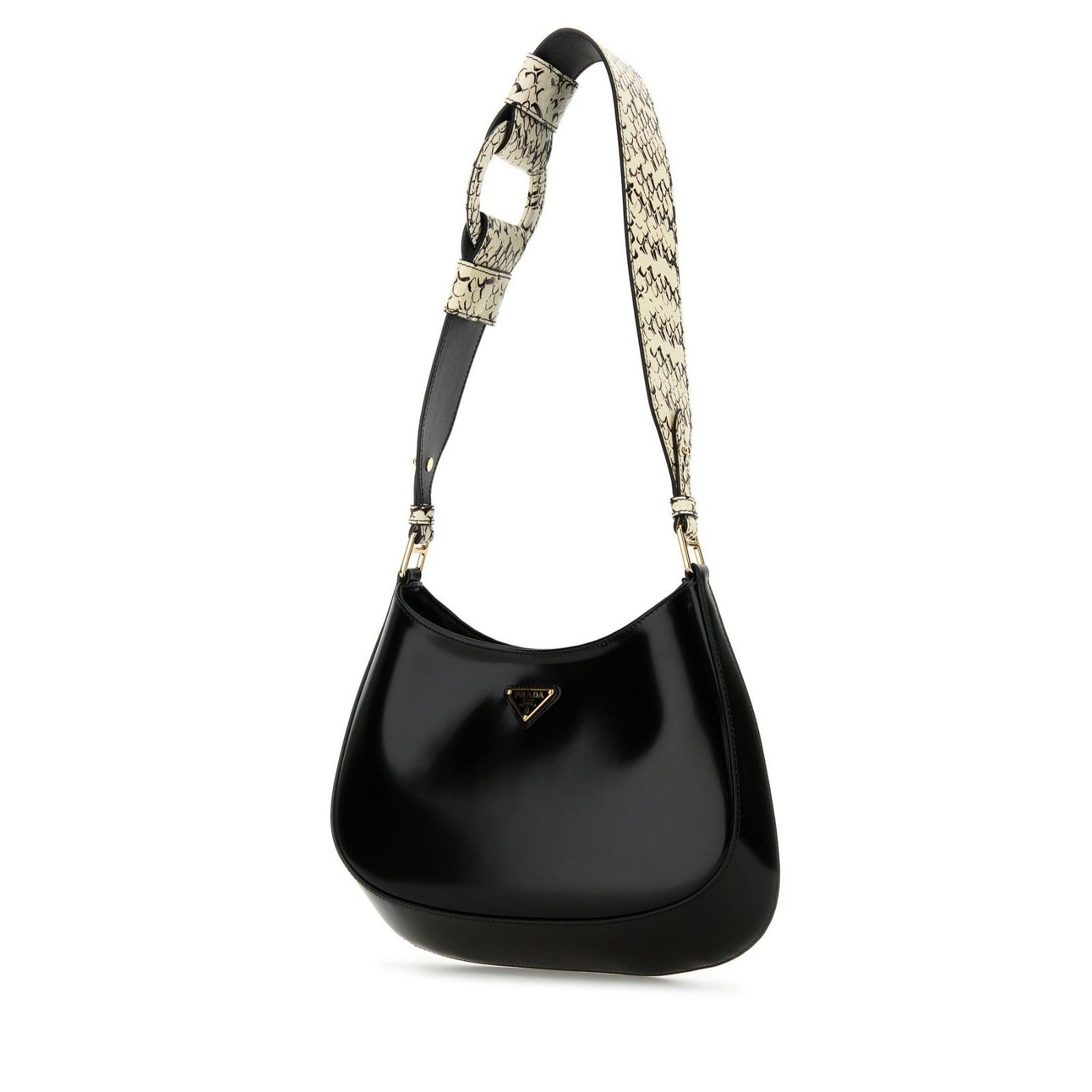 Prada PRADA Cleo Black Leather Shoulder Bag New And Authentic Size ONE SIZE - 2 Thumbnail
