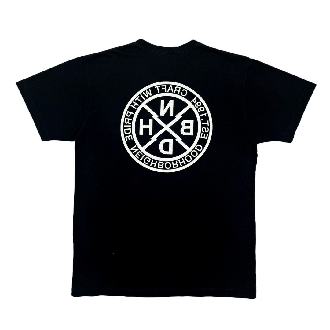 Neighbourhood NBHD - Reverse Logo/Rune Print Tee- Black - M