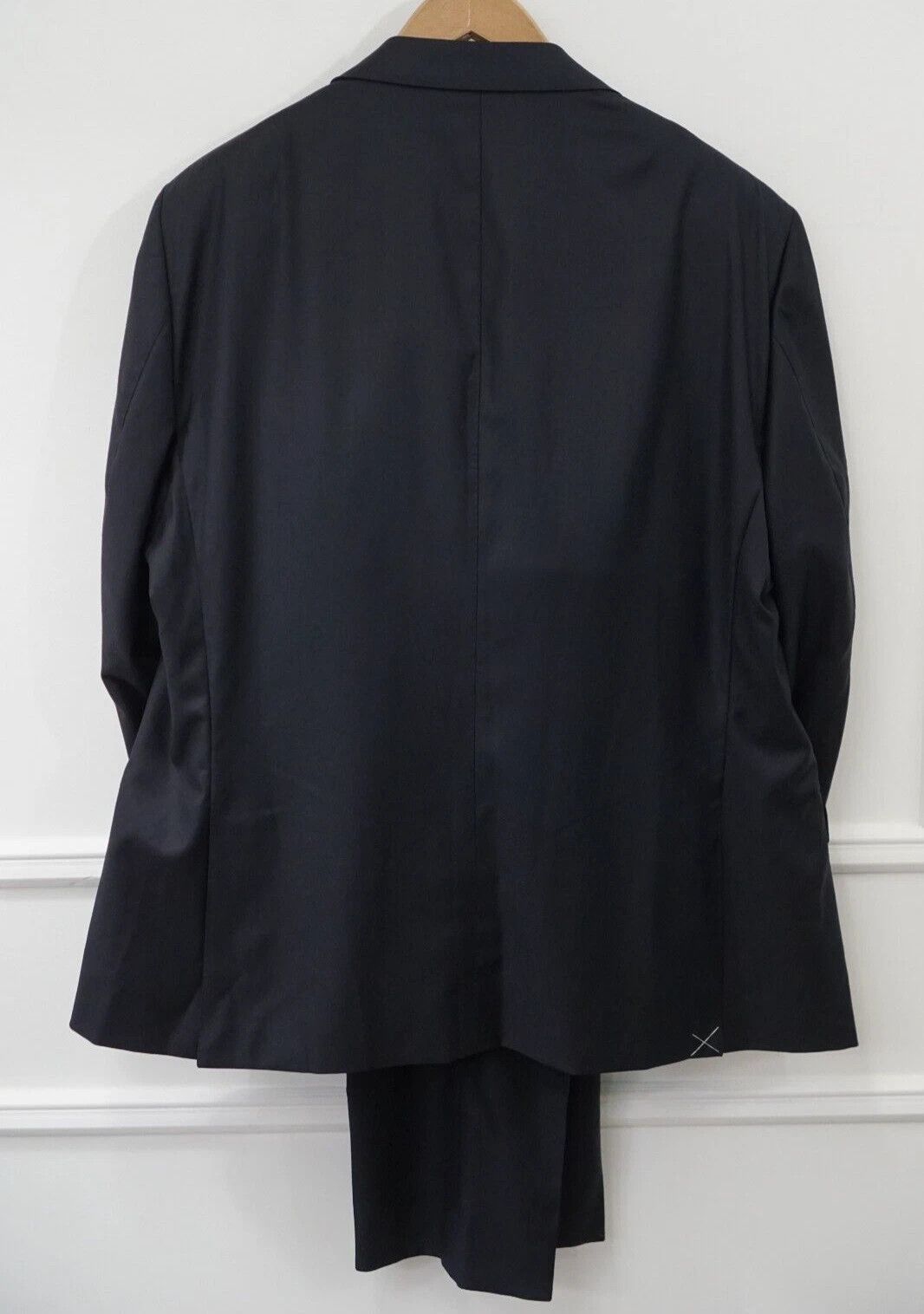 Suitsupply Men Suitsupply 3 Piece Suit Lazio Single Breasted Navy US54S Size 54R - 2 Thumbnail