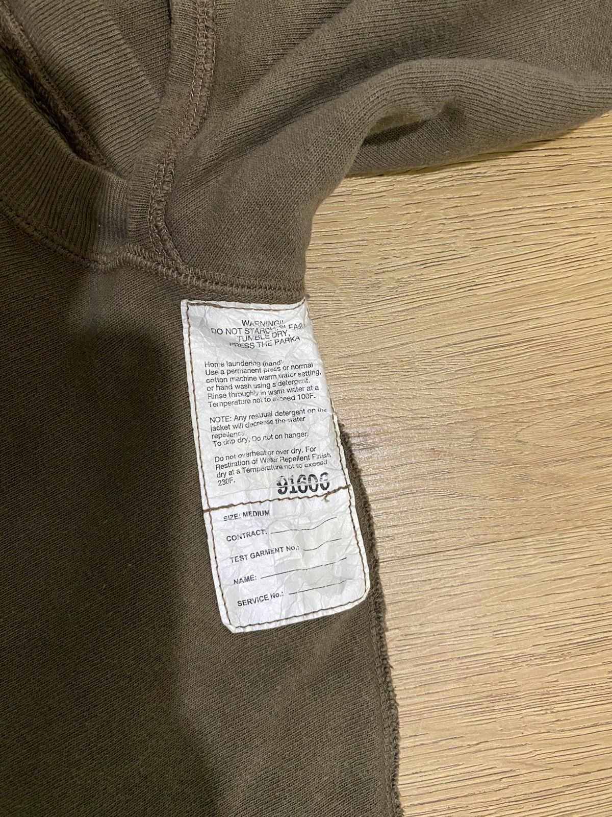 N.Hoolywood N.Hoolywood Military-Specification Sleeping Bag Hoodie Size US L / EU 52-54 / 3 - 5 Thumbnail
