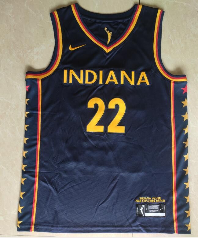 Custom Men's #22 Caitlin Clark Indiana Fever 2024 WNBA Jerseys | Grailed