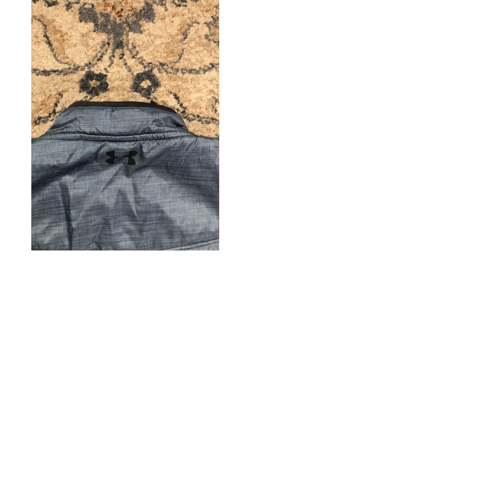 Under Armour Under Armour Vest Mens Large Blue UA Storm Quilted Insulated Full Zip Pockets Size US L / EU 52-54 / 3 - 9 Thumbnail