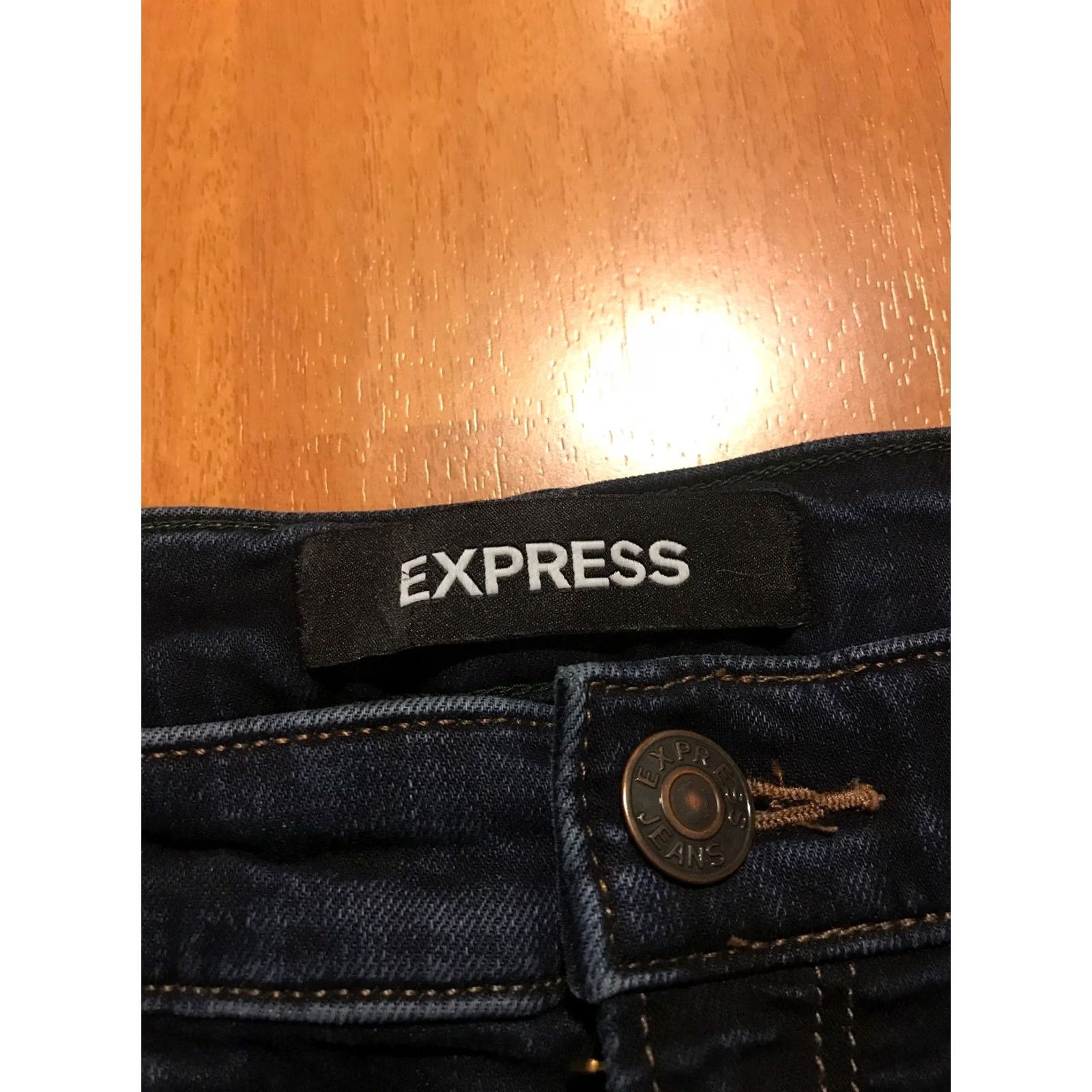 Express Express Women’s Jegging Jeans Blue Size 2 Regular Stretchy Material High Rise Repreve Size 26" / US 2 / IT 38 - 2 Thumbnail