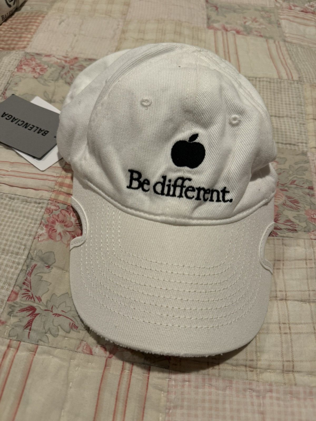 Balenciaga Balenciaga Apple Be different Hat SMALL | Grailed