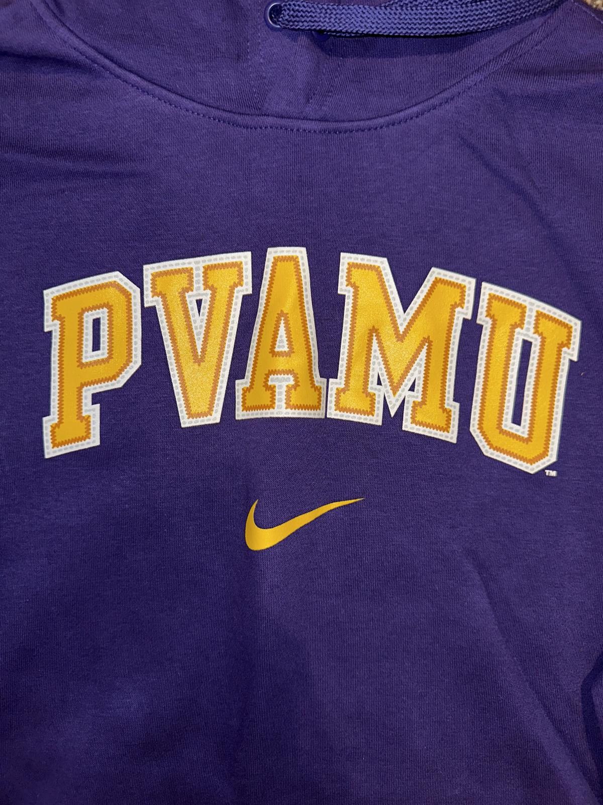 Nike Nike Men’s Prairie View AandM Fleece Arched PVAMU Purple Hoodie Size US XL / EU 56 / 4 - 4 Thumbnail