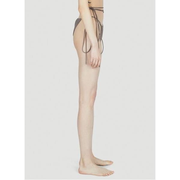Saint Laurent Paris o1s1wg110924 Size: S / Bas De Maillot Lace Jersey Greige Size ONE SIZE - 4 Thumbnail