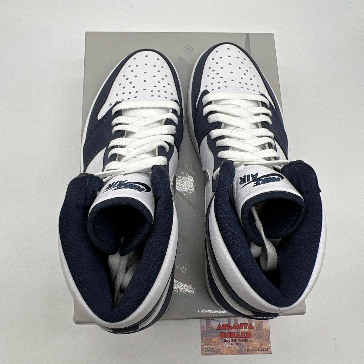 Nike Air Jordan 1 high Midnight navy Size US 9 / EU 42 - 7 Thumbnail