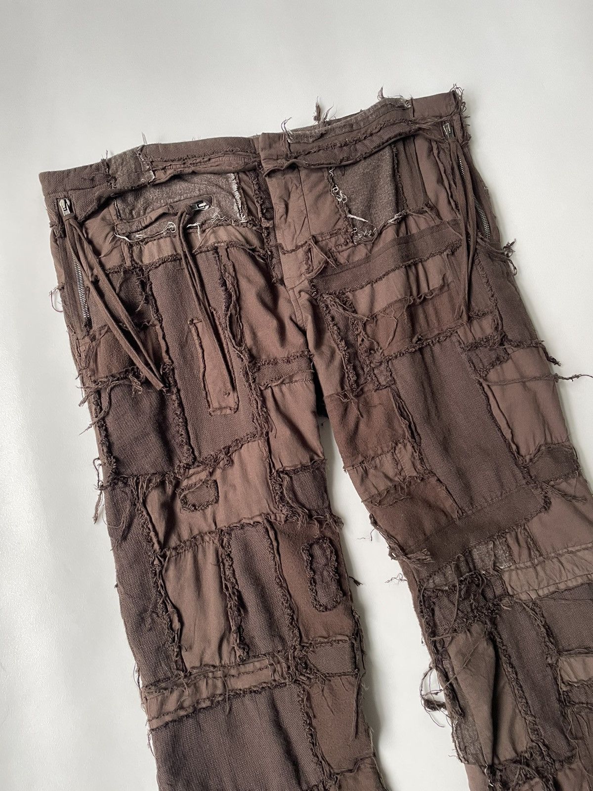 Haider Ackermann S/S 16 ‘Scab’ Patchwork Cotton Sweatpants Size US 36 / EU 52 - 8 Thumbnail