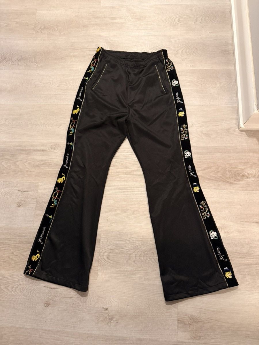 Kapital Ska Tape Flare Track Pants size 2