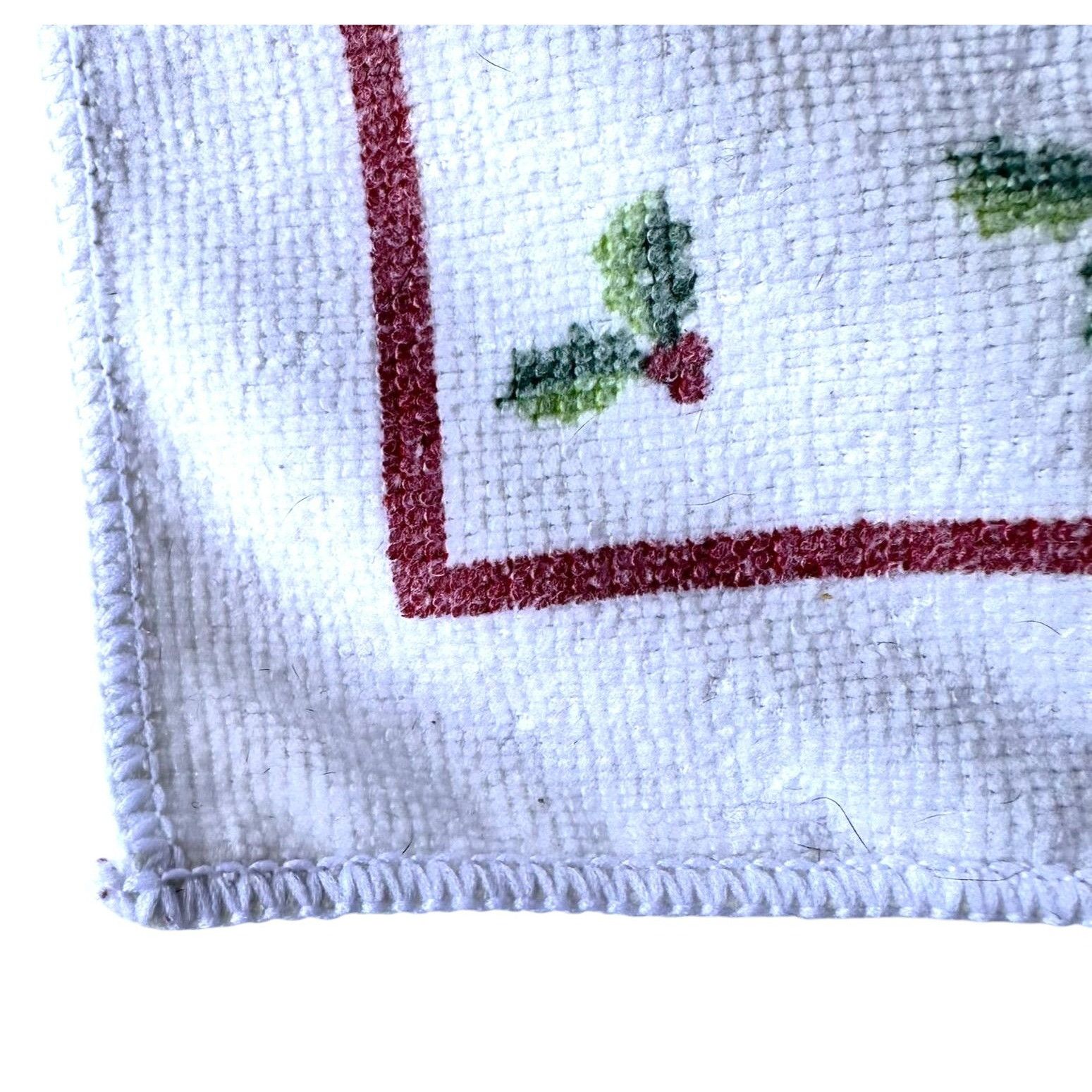 Vintage Vintage Kitchen Dish Hand Towel Christmas Tree Gold Flitter Size ONE SIZE - 10 Thumbnail