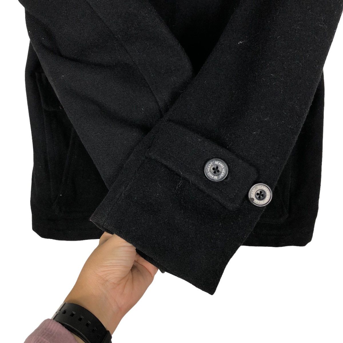Beams Plus 🔥90’s Vintage Wool Jacket Beams Heart Japan Issey Miyake Size US L / EU 52-54 / 3 - 12 Thumbnail