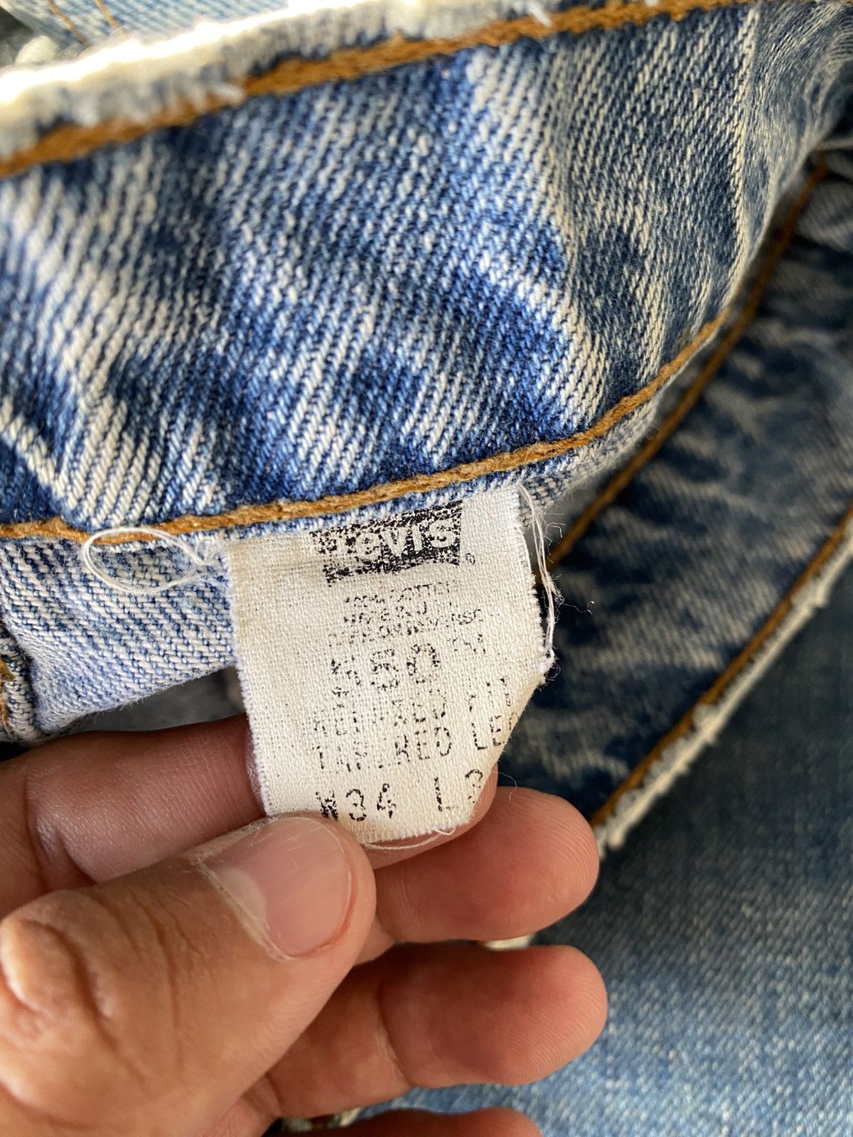 Levi's × Levi's Vintage Clothing × Vintage W35x30 vintage levi's 550 faded Size US 35 - 6 Thumbnail