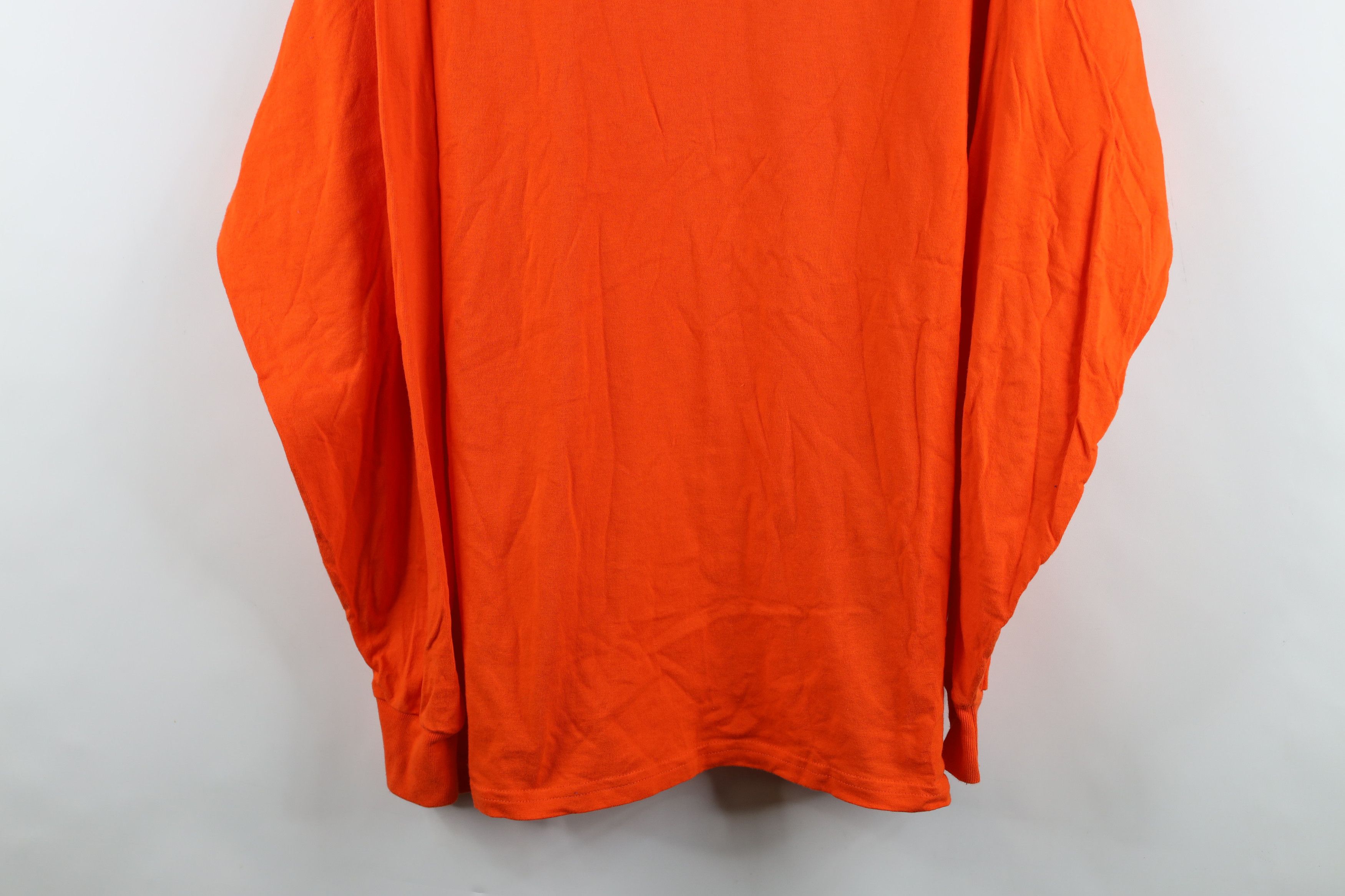 Vintage Vintage 90s Streetwear Mock Neck Long Sleeve T-Shirt Cotton Size US XL / EU 56 / 4 - 3 Thumbnail