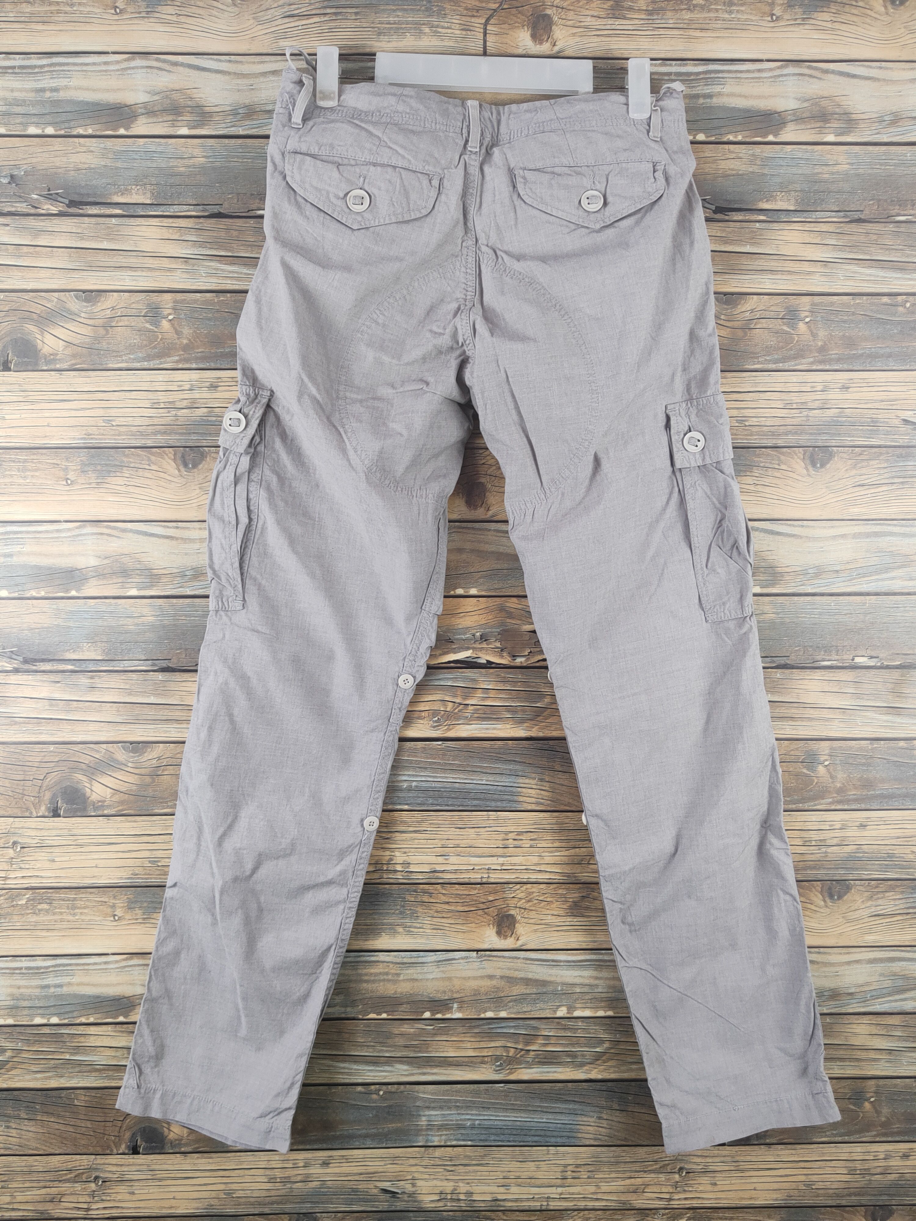 Japanese Brand DL Back Number Gray Multipocket Tactical Cargo Pants #1936 Size US 30 / EU 46 - 7 Thumbnail