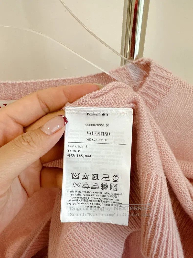 Valentino Valentino Pink feather sweater Size S / US 4 / IT 40 - 4 Thumbnail
