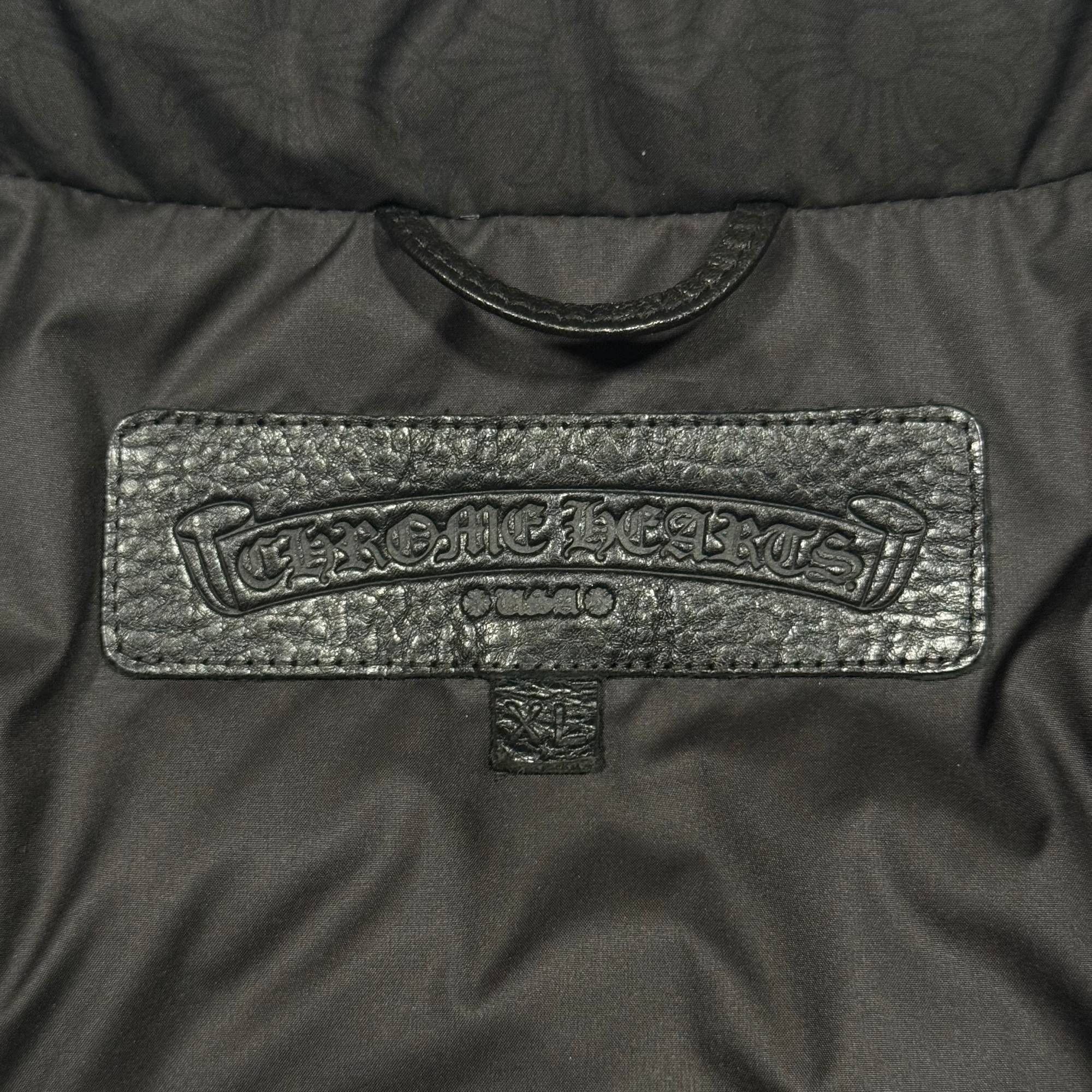 Chrome Hearts CH Puffer Jacket Monogram Plus Stiff V2 Nylon Black Size US XL / EU 56 / 4 - 7 Thumbnail