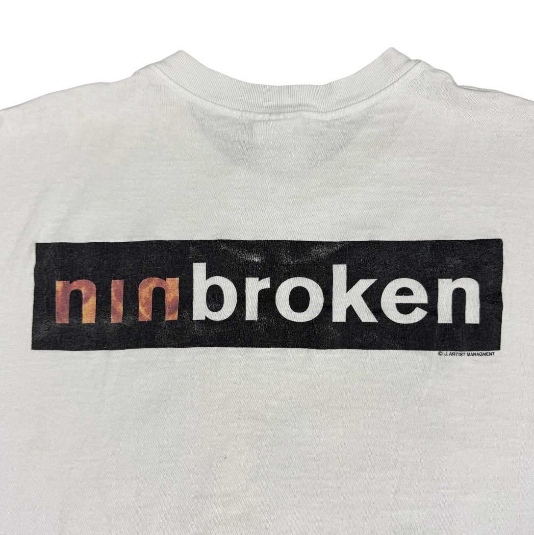 Band Tees Vintage 90s Nine Inch Nails Broken Shirt Size US L / EU 52-54 / 3 - 6 Thumbnail
