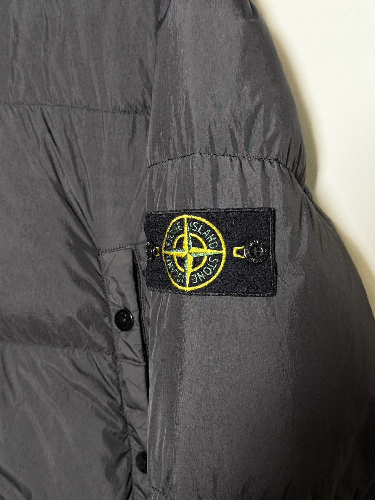 Stone Island Stone Island Crinkle Reps NY down jacket in matte black Size US L / EU 52-54 / 3 - 4 Thumbnail