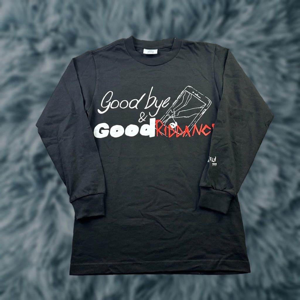 Vintage Juice WRLD Shirt Mens Small Black Goodbye & Good Riddance 999 T-Shirt Crew Neck Long Sleeve Graphic Print Size US S / EU 44-46 / 1 - 1 Thumbnail