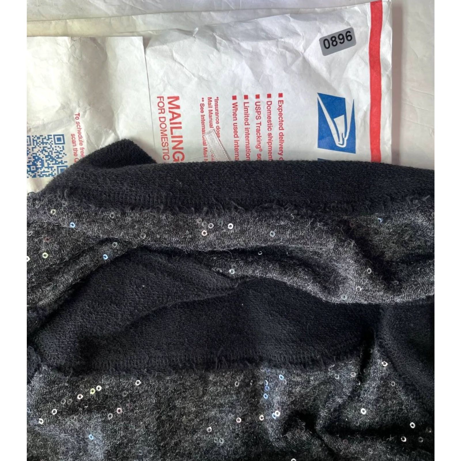 Free People Free People Hoodie Sweater Women M Black Knit Sequin Hooded Pullover Casual Modern 90s Hipster Holidays Size M / US 6-8 / IT 42-44 - 8 Thumbnail