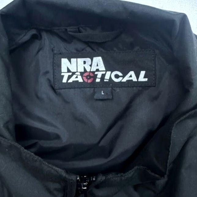 Vintage NRA Tactical Series Shirt Men XL Black 100% Polyester Long Sleeve Collared Zip Knit Regular Vintage: No Size US XL / EU 56 / 4 - 2 Thumbnail